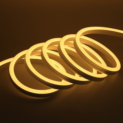 220V Tira de LED de neón Luz de cuerda flexible Impermeable Familia Flexible Iluminación exterior - Imagen 14 de 14