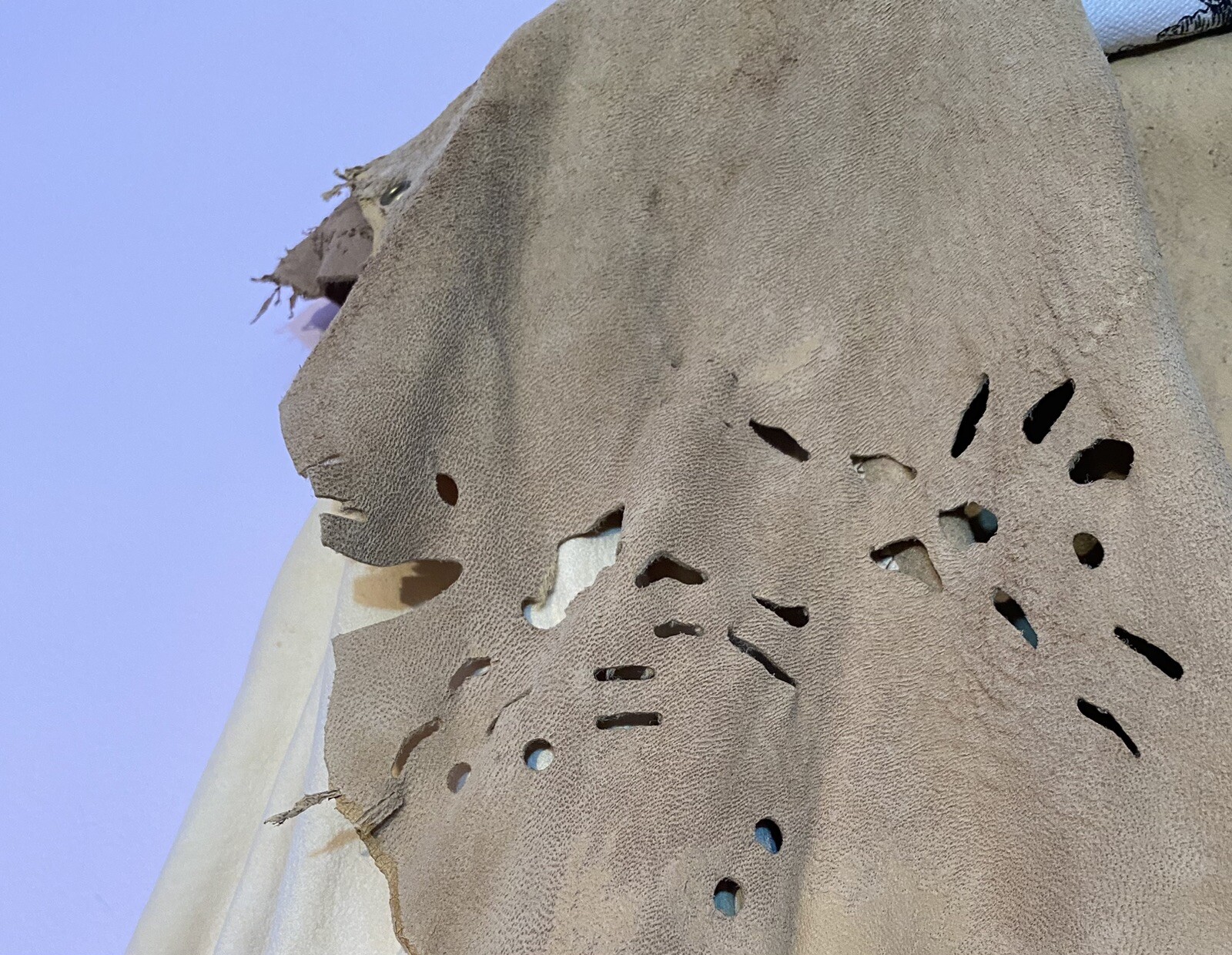 Patchwork Real Suede Pixie Fairy Jacket  Vintage … - image 6