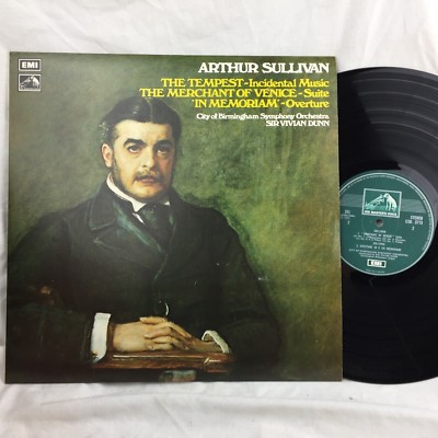 CSD 3713 ARTHUR SULLIVAN THE TEMPEST MERCHANT OF VENICE LP CLASSICAL RECORD
