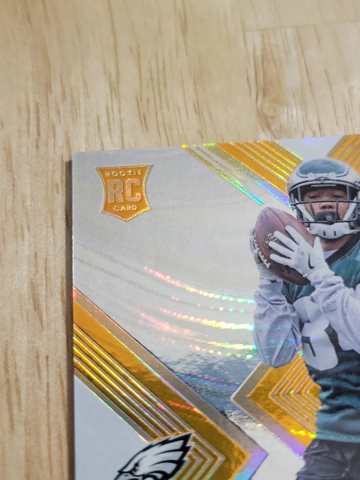 2017 Donruss Elite DONNEL PUMPHREY Orange 1/25 #174 Rookie Card RC Eagles SSP - Image 2 of 4
