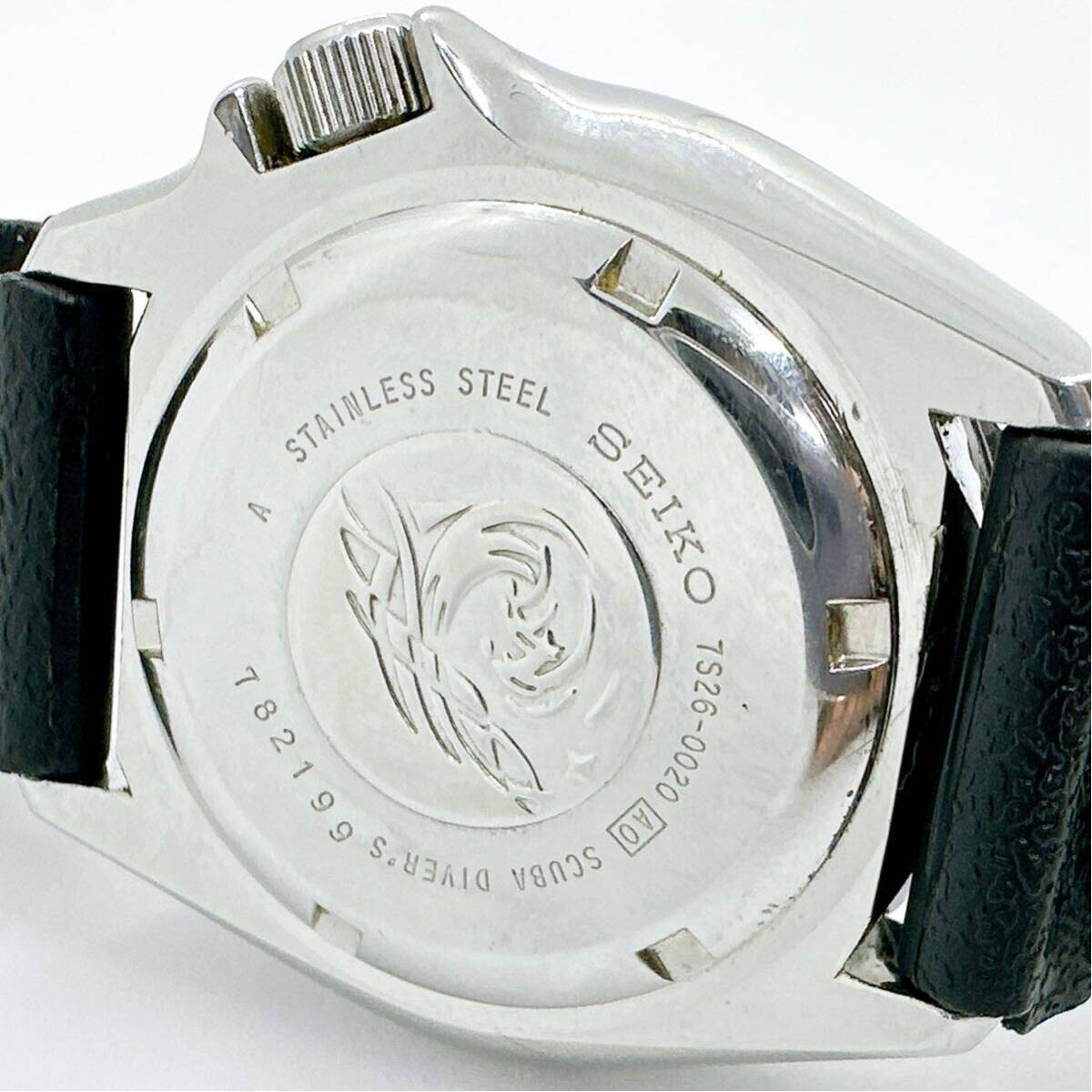 SEIKO 7S26-0020 SKX007 Black Boy Divers Watch AT 200m From SEIKO 7S26-0020 SKX007 Black Boy Divers Watch AT 200m From