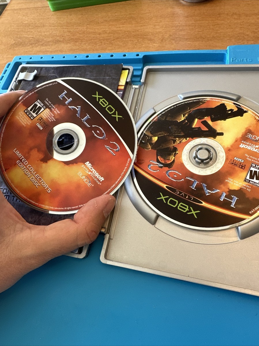 Halo 2 Limited Collector's Edition Steelbook Xbox CIB Cool