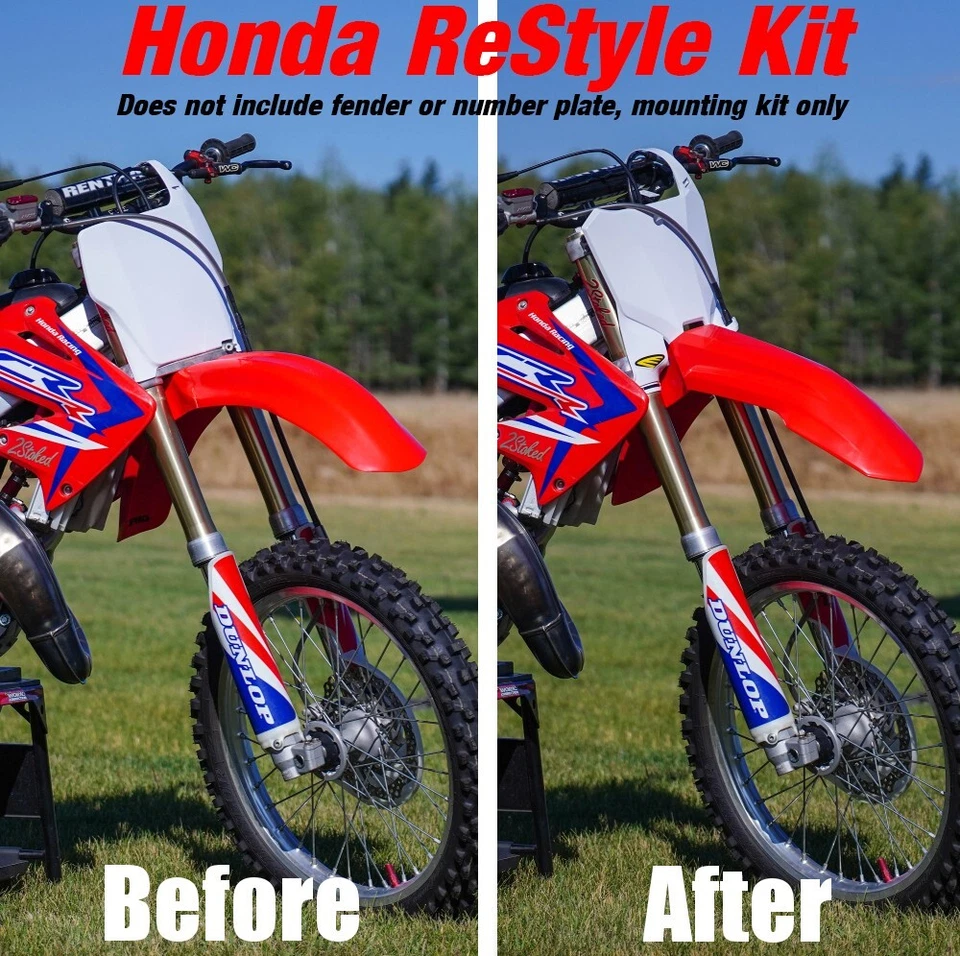 Kit ReStyle Front End 2004-2007 Honda CRF450 (2021-2025 Style) Re Style CRF 450 Foto 2 de 2