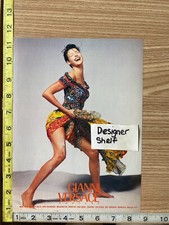 Linda Evangelista For Gianni Versace Dresses Vintage Print Advertisement