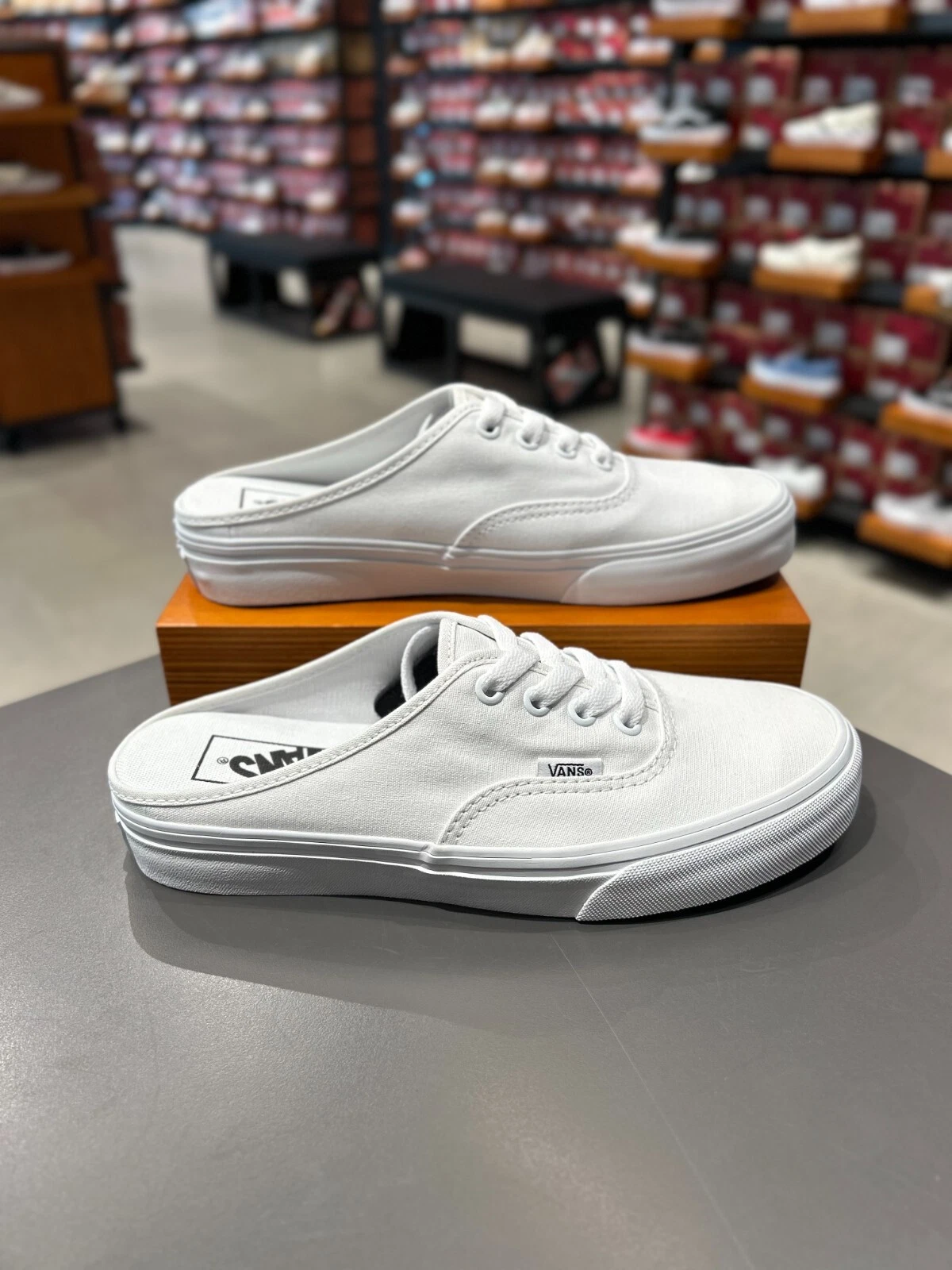 VANS Authentic Womens Mule Sneakers White ✅Multiple Sizes ✅Expedited