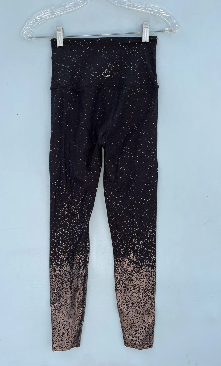 beyond-yoga alloy sparkle skinny leg metallic shimmer leggings