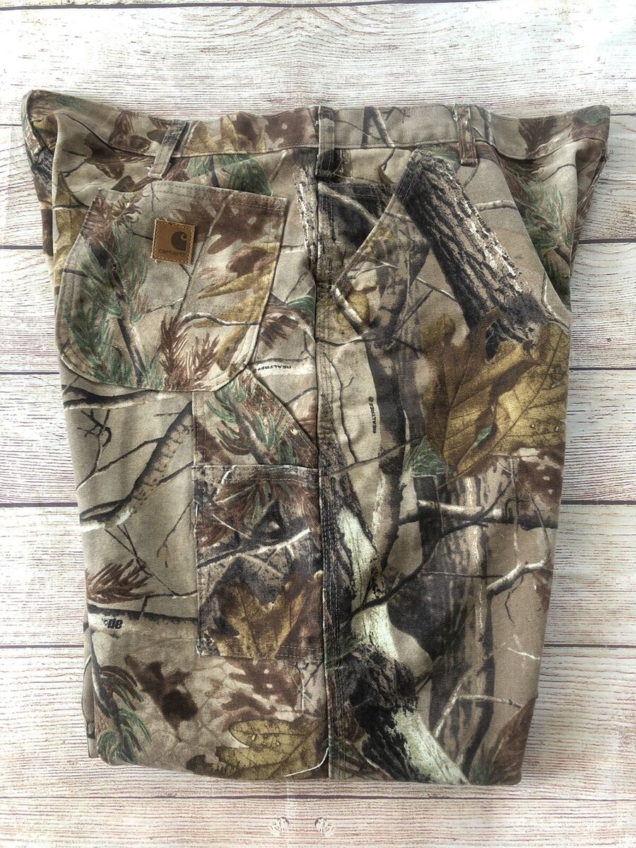 Carhartt B235 CAP Realtree Camo Mens Dungaree Fit Pants 42 x Carhartt B235 CAP Realtree Camo Mens Dungaree Fit Pants 42 x