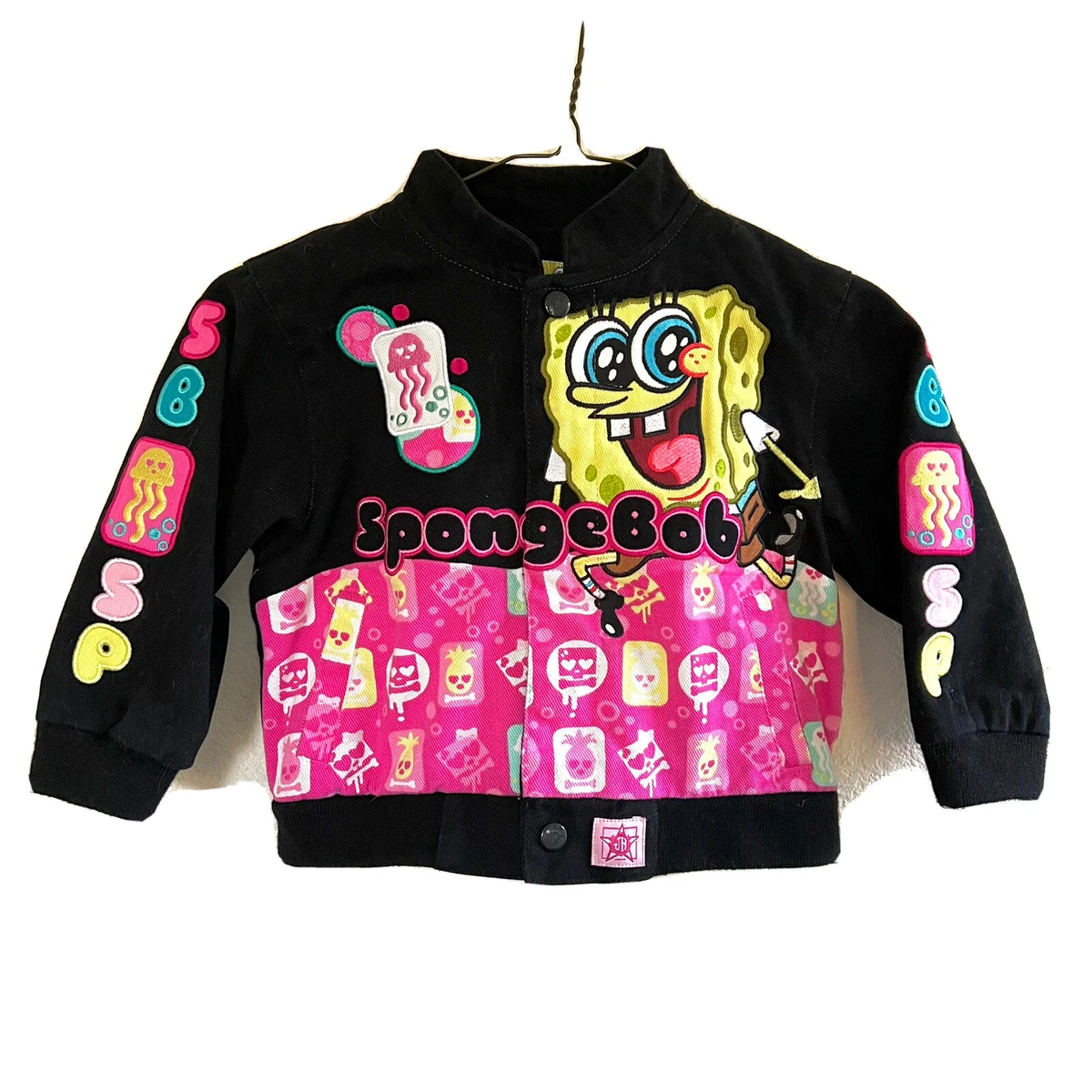 Spongebob Leather Jacket : Women Outerwear Yellow