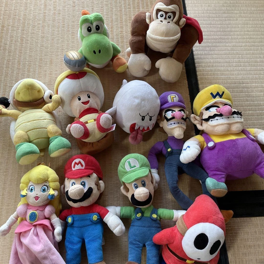 Stuffed mario characters deals