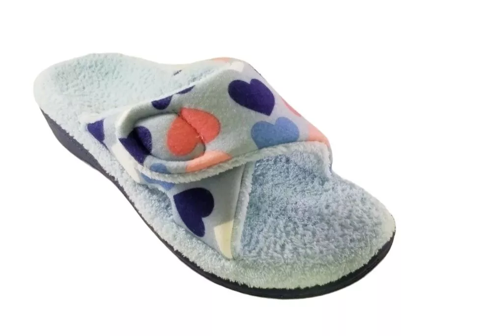Vionic adjustable cheap strap slippers