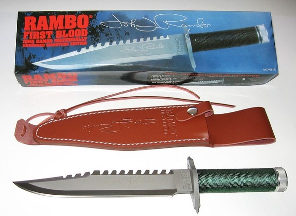Rambo I Messer First Bl. John Rambo Individually Numbered Sig. Edition-image