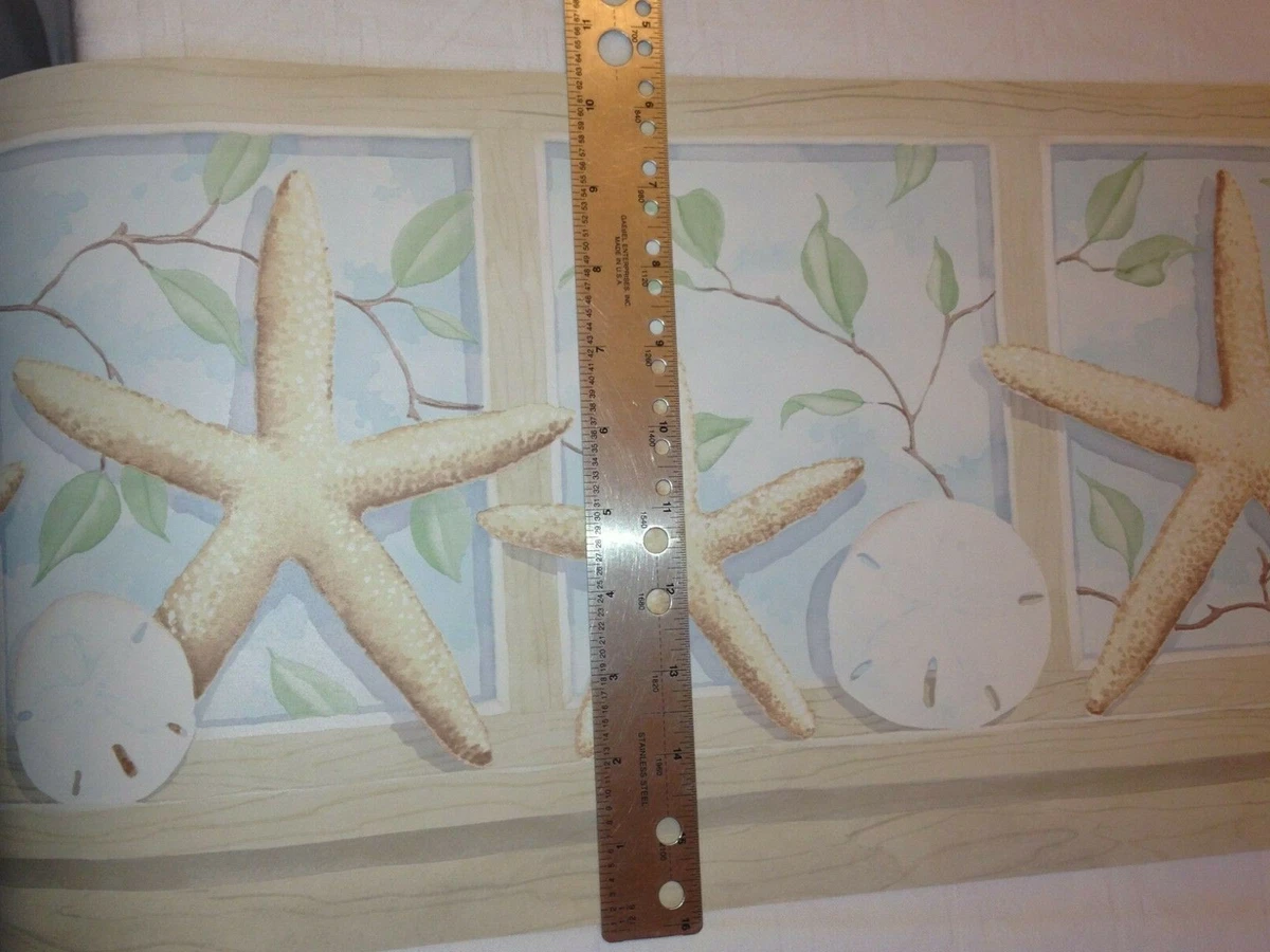 Wall Border Seashells And Starfish