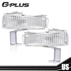 Fit For 1980-1990 Chevrolet Caprice Clear Bumper Turn Signal Light Left+Right