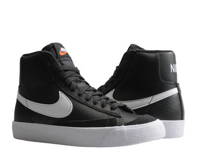 Nike Blazer Mid '77 (GS) Vintage Retro Black/White Big Kids Shoes DA4086-002