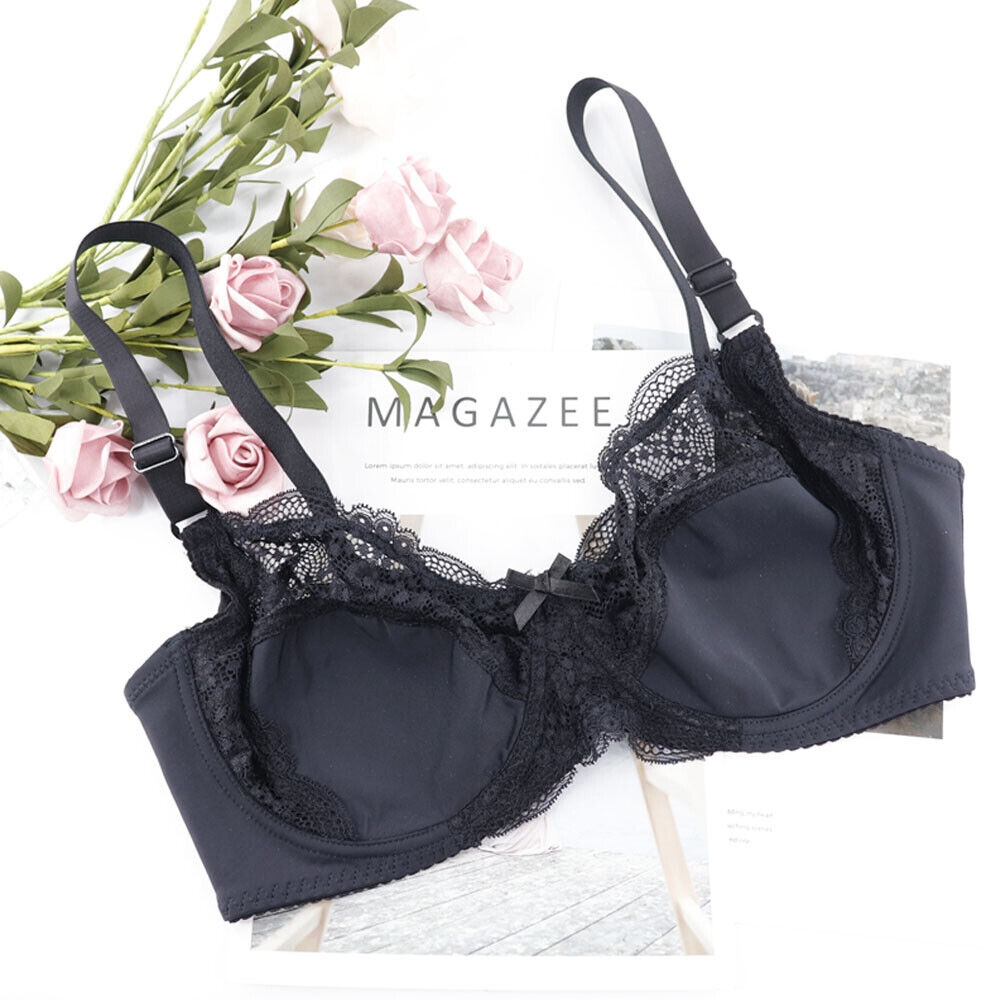 Big Chest Plus Size Ladies Bras Lace Brassiere Underwired Lift Up Sexy  Lingerie