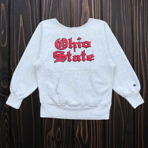 Sudadera vintage años 80 Champion Reverse Weave Ohio State talla mediana para mujer  - Imagen 1 de 8