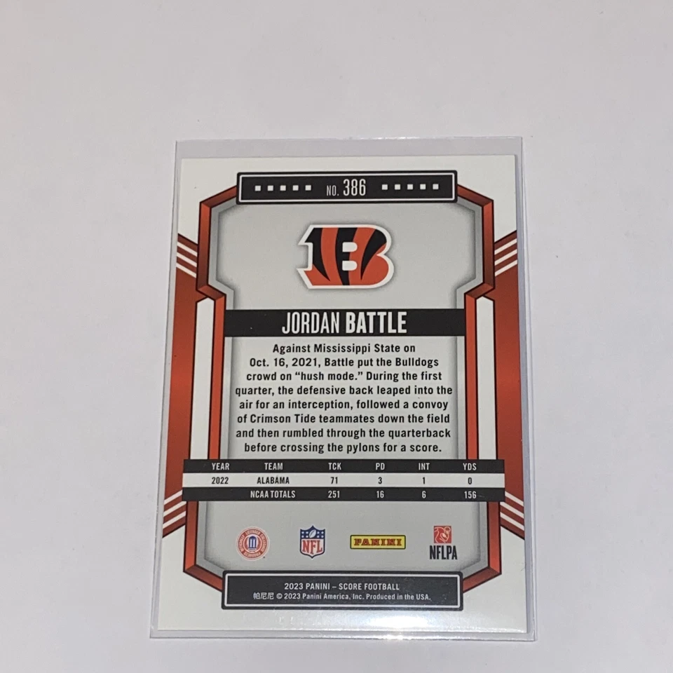 2023 Panini Score Electric Jordan Battle limited editionRookie Card 24/99 - Image 3 of 4