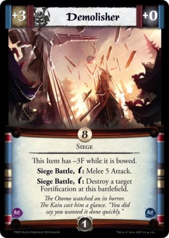 Demolisher Ungraded L5R: The New Order