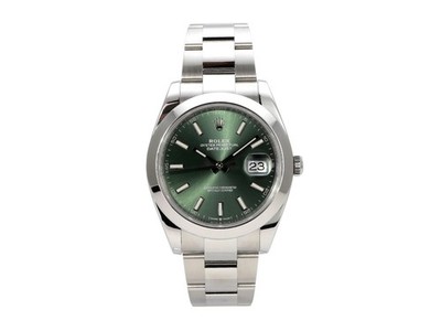 Rolex Datejust 41 Edelstahl 126300 Mintgrün Oyster-Band