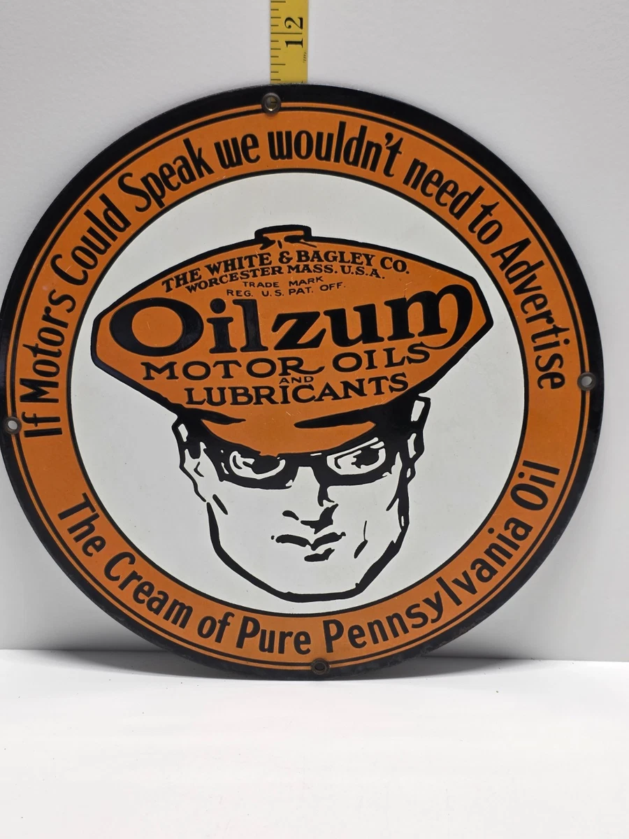 Oilzum In Collectible Gas & Oil Advertising Signs for sale | eBay