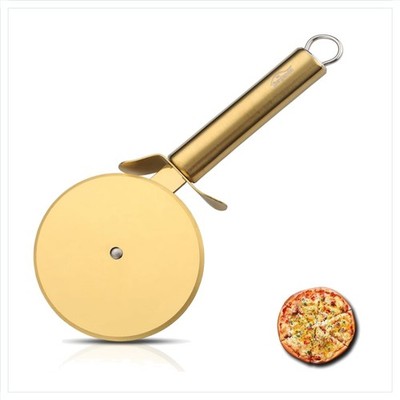 Pizzaschneider Edelstahl Titan Beschichtung Super Sharp leicht zu reinigen