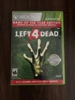 Left 4 Dead Microsoft Xbox 360, 2008, Tested and Working.