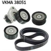 SKF Keilrippenriemensatz FüR Mercedes-Benz C-Klasse W204 S204 R172 200 250