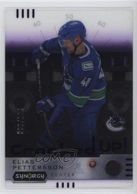 2023-24 Upper Deck Synergy Cranked Up Purple 93/199 Elias Pettersson #CR-EP 0u20