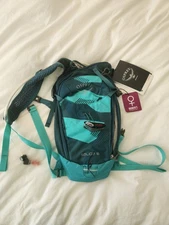 NEW Osprey Salida 8 O/S Waterfront Blue Mountain Biking Backpack WITH Reservoir 