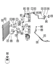 Genuine Mopar Slim Line Seal 5189360AA