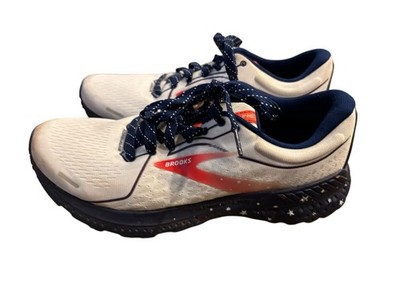 Brooks Womens Adrenaline GTS 21 Running Shoes USA Sz Red White