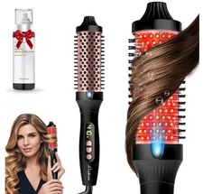 LuxRenew Infrared Bounce Brush, Heated Thermal Round Brush with Negative Ion..12