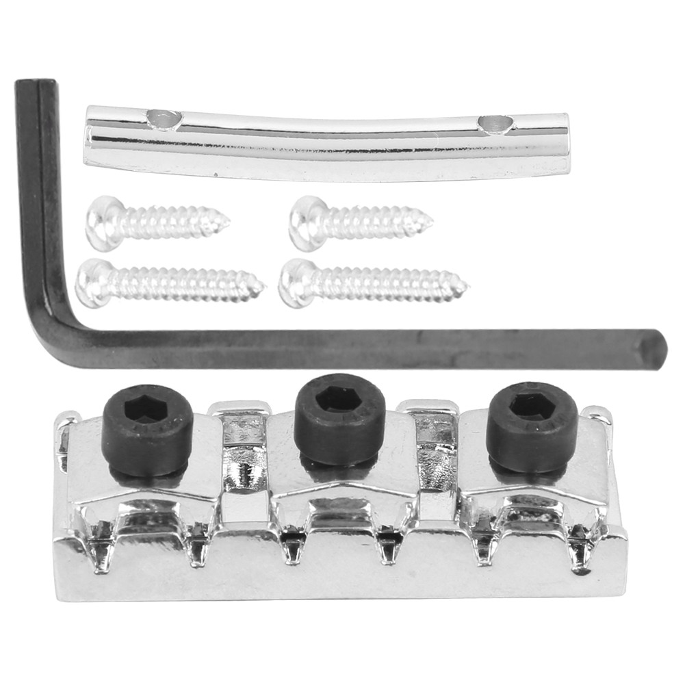 Electric Guitar String Lock Nut With Headstock String Retainer Bar Screw Hex HEN