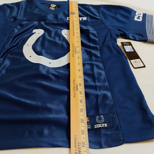 Indianapolis Colts Jersey NFL Team Apparel Size Youth 14-16 New With Tags - Bild 10 von 10