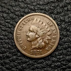 (ITM-7134) 1874 Indian Cent ~ Very Good+ (VG+) Condition ~ COMBINED SHIPPING!