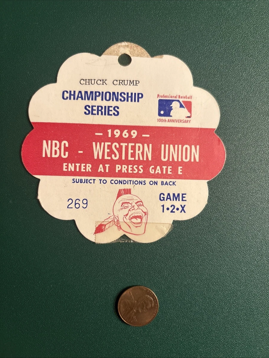 Program 5 Unused 1969 World Series Ticket Reprints - New York