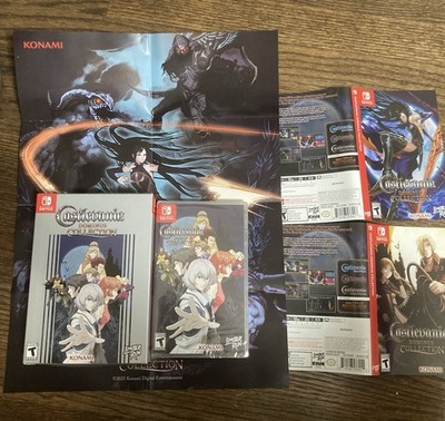 Castlevania Dominus Collection Ultimate Edition Switch 4 Game Poster Reverse RPG