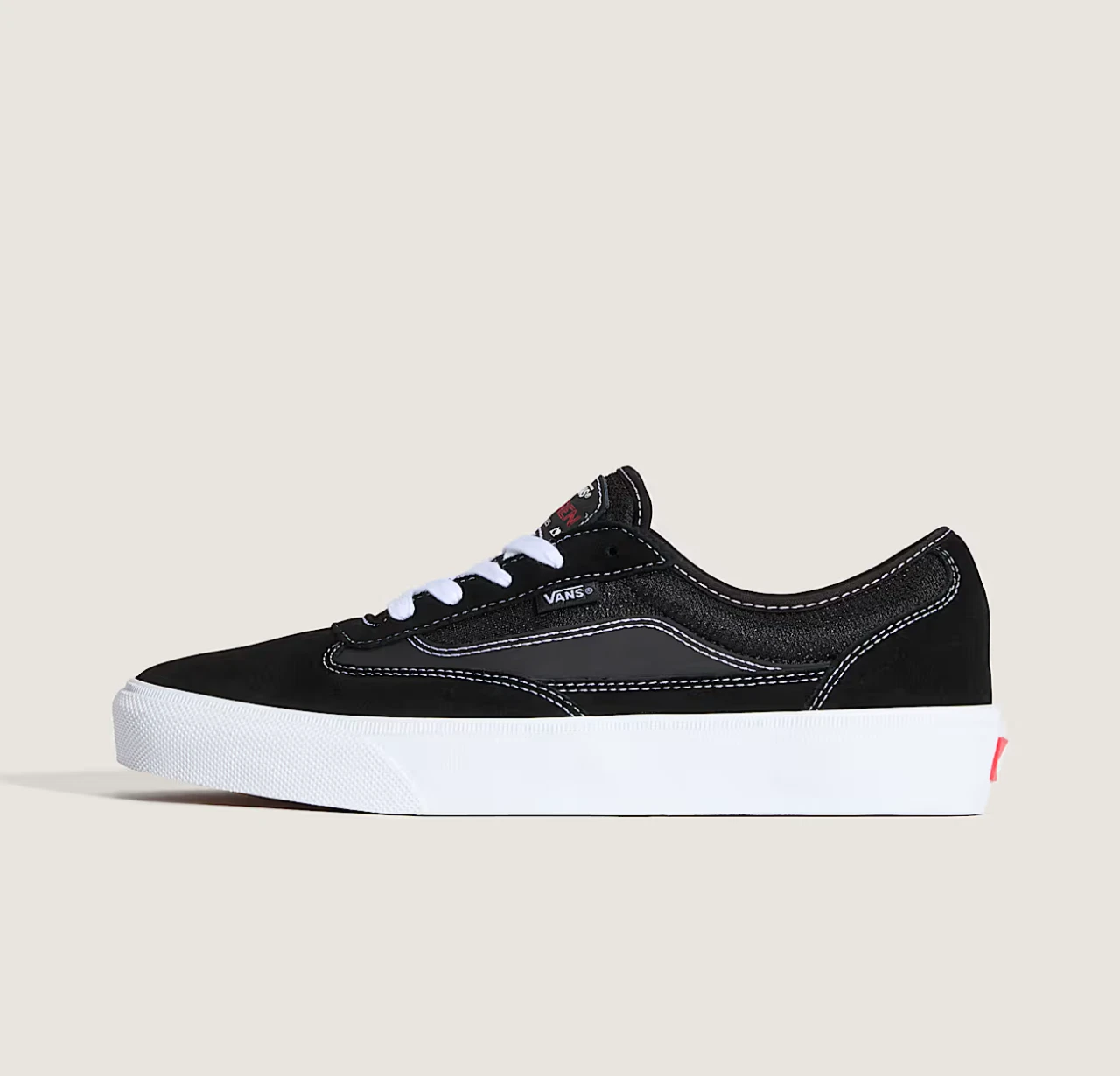 Vans Skate Curren Caples Shoes in Black and White All Sizes Limited Stock