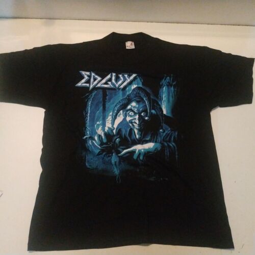 Vintage   EDGUY Unused T SHIRT      heavy metal power helloween  - Zdjęcie 1 z 10