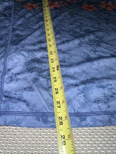 Tommy Bahama Men's Large Island Zone Blue Hibiscus UPF 30 Polo Shirt EUC - Picture 7 of 9