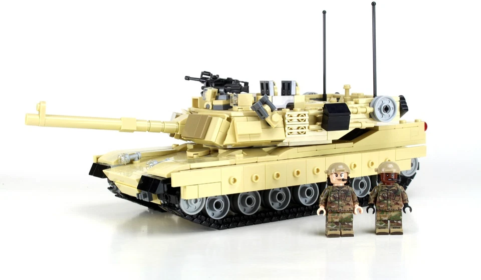 Ultra M1a2 Abrams Main Battle Tank custom set made with REAL LEGO® bricks - Image 3 of 4