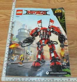 Original Lego (70615) The Ninjago Movie Instruction Manual ONLY For Play Set 