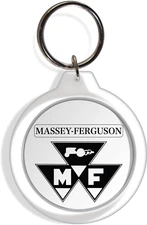 Massy Ferguson Garden Farm Tractor Logo Keychain Keyring Yard Lawn Mower