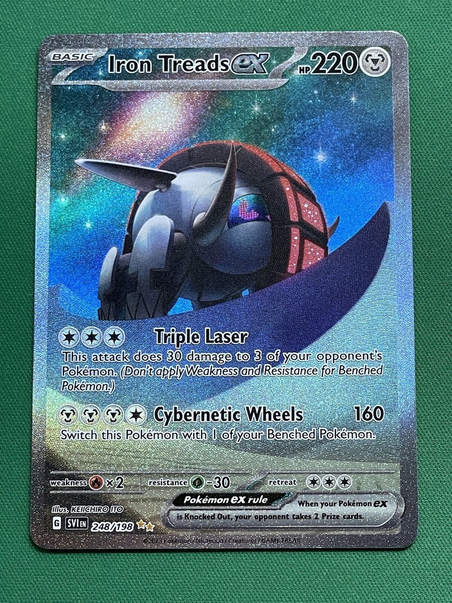Pokemon SCARLET & VIOLET (English) IRON TREADS EX SPECIAL