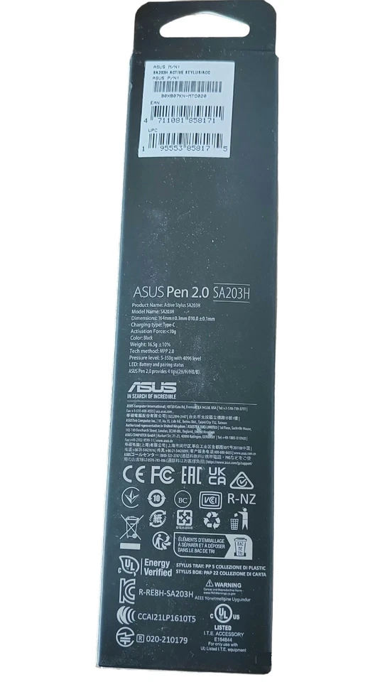 SA203H Stylus Pen ASUS Pen 2.0 -Black - Image 3 of 4