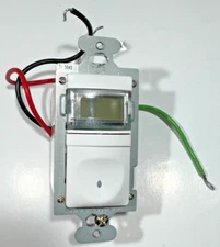 Pass & Seymour Legrand RT12-BKCC4 Programmable Digital Timer Switch