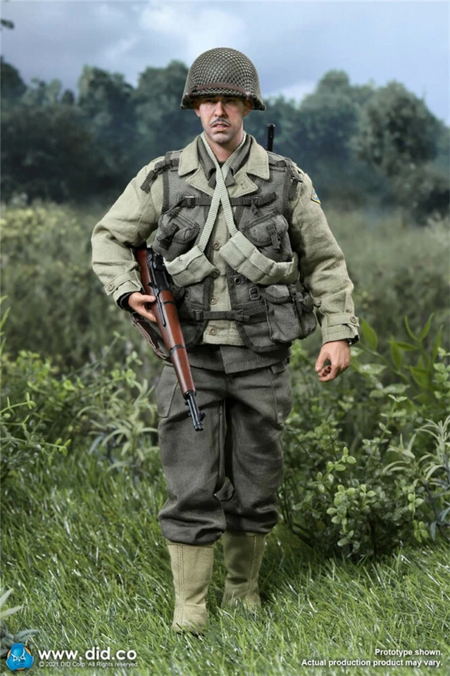 DID 1/6 A80155 WW2 US Rangers Private Merley 12" Hombre Soldado Figura de Acción Muñeca Foto 2 de 4