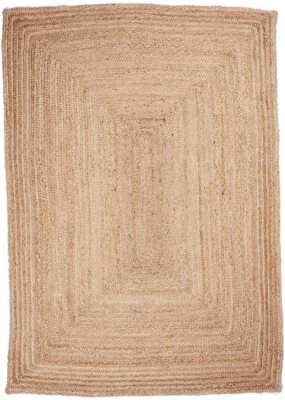 Alfombra cuadrada alfombra de yute natural hecha a mano reversible sala de estar hogar alfombras alfombras - Imagen 1 de 4