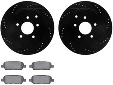 For 2003-2012 Infiniti FX35 Brake Pad and Rotor Kit Dynamic Friction 36259XT