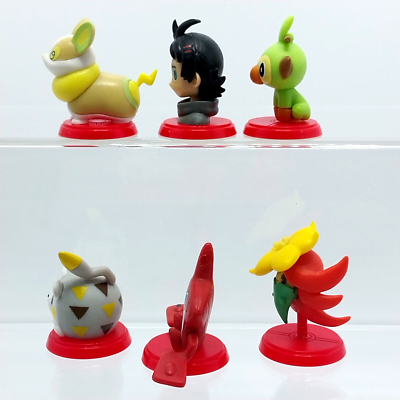 Goh Grookey Yamper Pokemon Sun & Moon Choco Egg Mini Figure Furuta